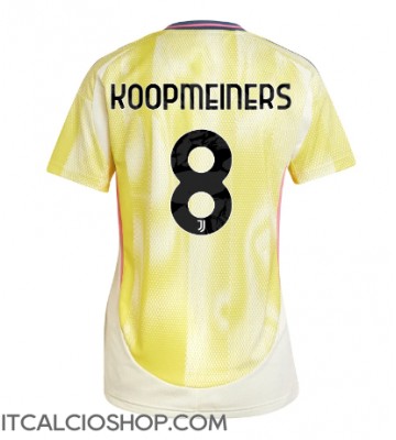 Juventus Teun Koopmeiners #8 Seconda Maglia Femmina 2024-25 Manica Corta